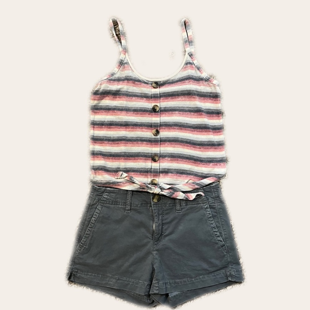 American Eagle SET!! A&E Super Stretch Shorties and Tank.
